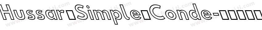 Hussar Simple Conde字体转换